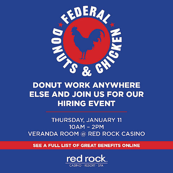 Hiring Fair for Federal Donuts at Red Rock Casino